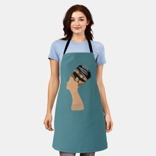 Egyptische koningin Nefertiti Schort (Gedragen)