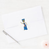 Egyptische koningin Nefertiti Sticker (Envelop)