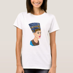 egyptische koningin nefertiti t-shirt