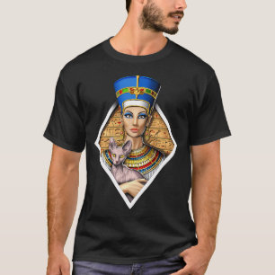 Egyptische koningin Nefertiti T-shirt