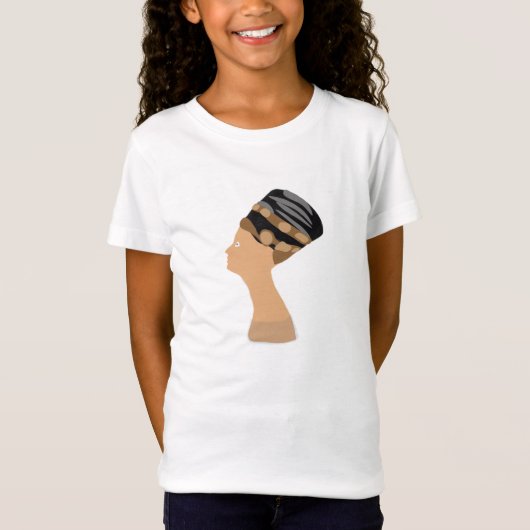 Egyptische koningin Nefertiti T-shirt (Voorkant)