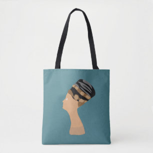 Egyptische koningin Nefertiti Tote Bag