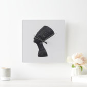 Egyptische koningin Nefertiti Vierkante Klok (Huis)