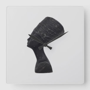 Egyptische koningin Nefertiti Vierkante Klok