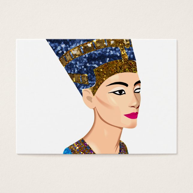 egyptische koningin nefertiti visitekaartje (Voorkant)