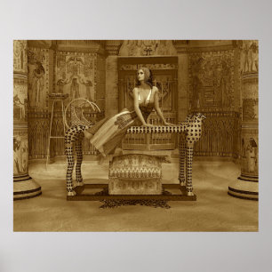 Egyptische koningin poster