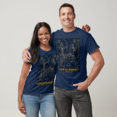 Egyptische krijger blueprint t-shirt (Unisex)