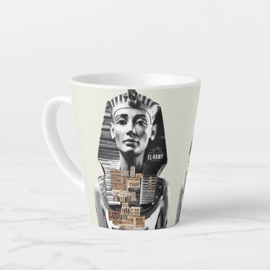 Egyptische kunst #beschaving latte mok (Linkerhoek)