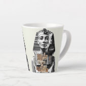 Egyptische kunst #beschaving latte mok (Rechterhoek)