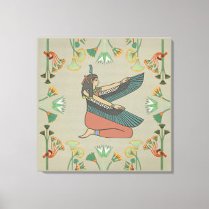 Egyptische kunst canvas afdruk