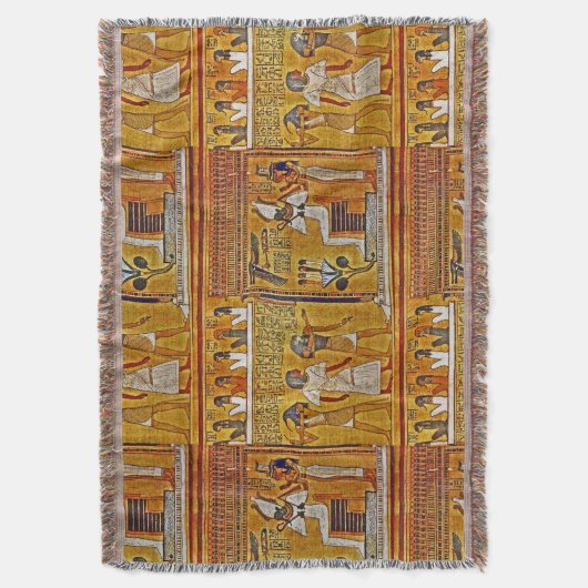 Egyptische kunst deken (Voorkant Verticaal)