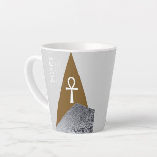 Egyptische kunst latte mok