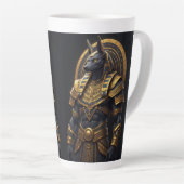 Egyptische kunst latte mok (Rechterhoek)