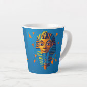 Egyptische kunst latte mok (Rechterhoek)