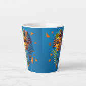 Egyptische kunst latte mok (Voorkant)