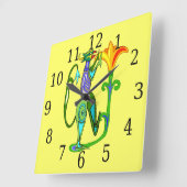 Egyptische Kunst met de Vierkante Klok van de (Hoek)