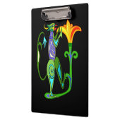 Egyptische kunst met klembord van Lotus Flower (Links)