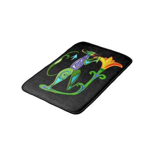 Egyptische kunst met lotusbloem badmat (Gekanteld)