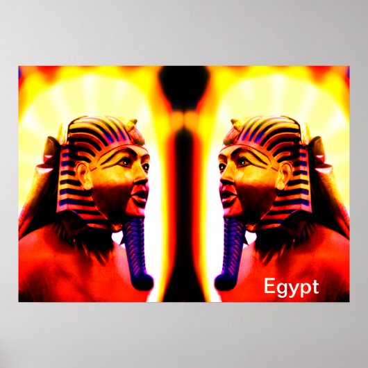 Egyptische kunst poster (Voorkant)