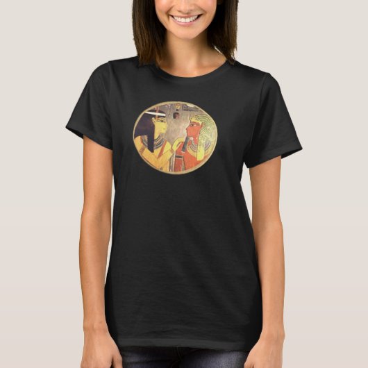 Egyptische kunstvrouw t-shirt (Voorkant)