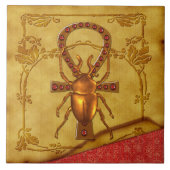 Egyptische Legance Optical Folk Art Tegeltje (Voorkant)