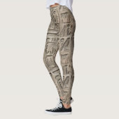 Egyptische Leggings van de Stijl van het Patroon v (Links)