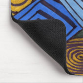 "Egyptische links" Abstract Design Mousepad Muismat (Hoek)