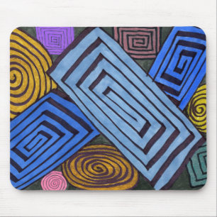 "Egyptische links" Abstract Design Mousepad Muismat