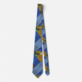 "Egyptische links" Abstract Design Stropdas (Voorkant)