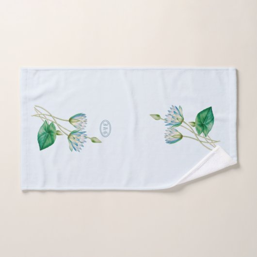  Egyptische lotusbloem Bad Handdoek (Handdoek)