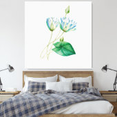  Egyptische lotusbloem Canvas Afdruk (Insitu (Slaapkamer))