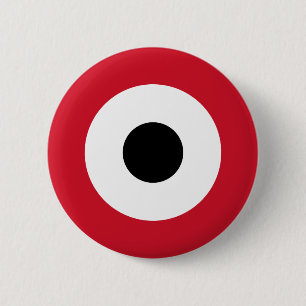 Egyptische luchtmacht Roundel Ronde Button 5,7 Cm
