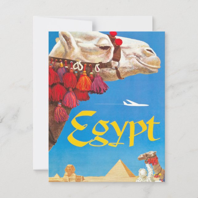  Egyptische luchtreisreclame (Voorkant)
