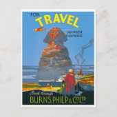  Egyptische luchtreisreclame Briefkaart (Voorkant)