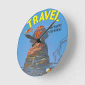  Egyptische luchtreisreclame Ronde Klok (Hoek)