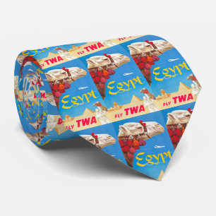 Egyptische luchtreisreclame Stropdas