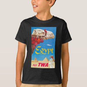  Egyptische luchtreisreclame T-shirt