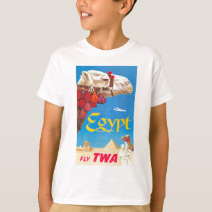  Egyptische luchtreisreclame T-shirt