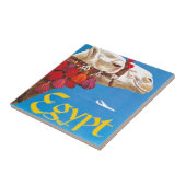  Egyptische luchtreisreclame Tegeltje (Zijkant)