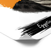 Egyptische Mau Cat Print |Kat-wanddruk (Hoek)