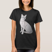 Egyptische Mau Cat - Silver Grey T-shirt (Voorkant)