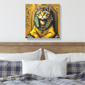 EGYPTISCHE MAU-FARAO 3 CANVAS AFDRUK (Insitu (Slaapkamer))