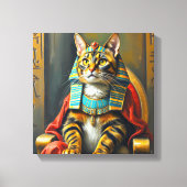 EGYPTISCHE MAU-FARAO 5 CANVAS AFDRUK (Voorkant)