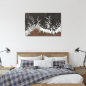 Egyptische meer van Nasser Canvas Afdruk (Insitu (Slaapkamer))