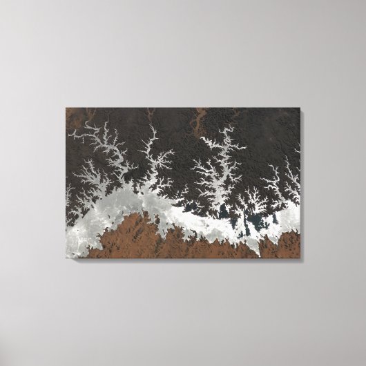 Egyptische meer van Nasser Canvas Afdruk (Voorkant)