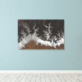 Egyptische meer van Nasser Canvas Afdruk (Insitu (Houten vloer))