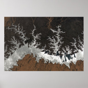 Egyptische meer van Nasser Poster