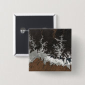 Egyptische meer van Nasser Vierkante Button 5,1 Cm (Voorkant /achterkant)