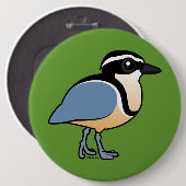 Egyptische minnaar ronde button 6,0 cm (Voorkant /achterkant)