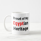 egyptische mok van koffie - erfgoed (Links)